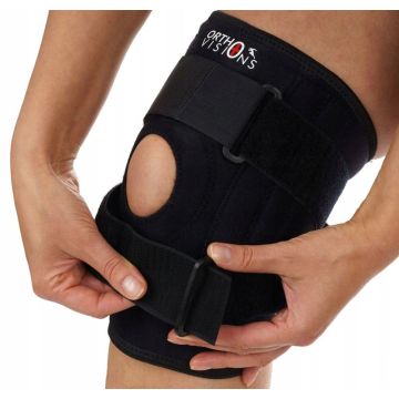 Genunchiera Tip Stabilizator Lungime 12 CM Marime L Culoare Negru