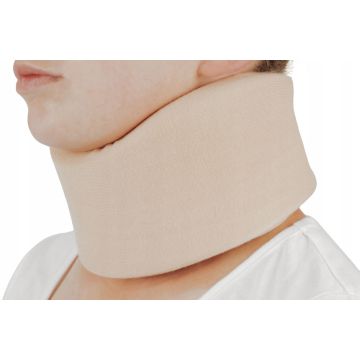 Guler Cervical Ortopedic, Material Moale, Marime L, Adjustabil, Circumferinta Gat 35-55cm, Inaltime 11cm