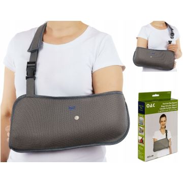 Suport Fixare Antebrat/Brat Marime L Culoare Gri Circumferinta Torace 100-115 cm