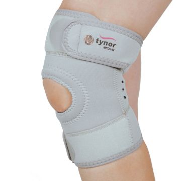 Suport Fixare Genunchi, Marime XL, Circumferinta Deasupra Genunchiului 49-55cm, Gri, Adult, Copil, Universal